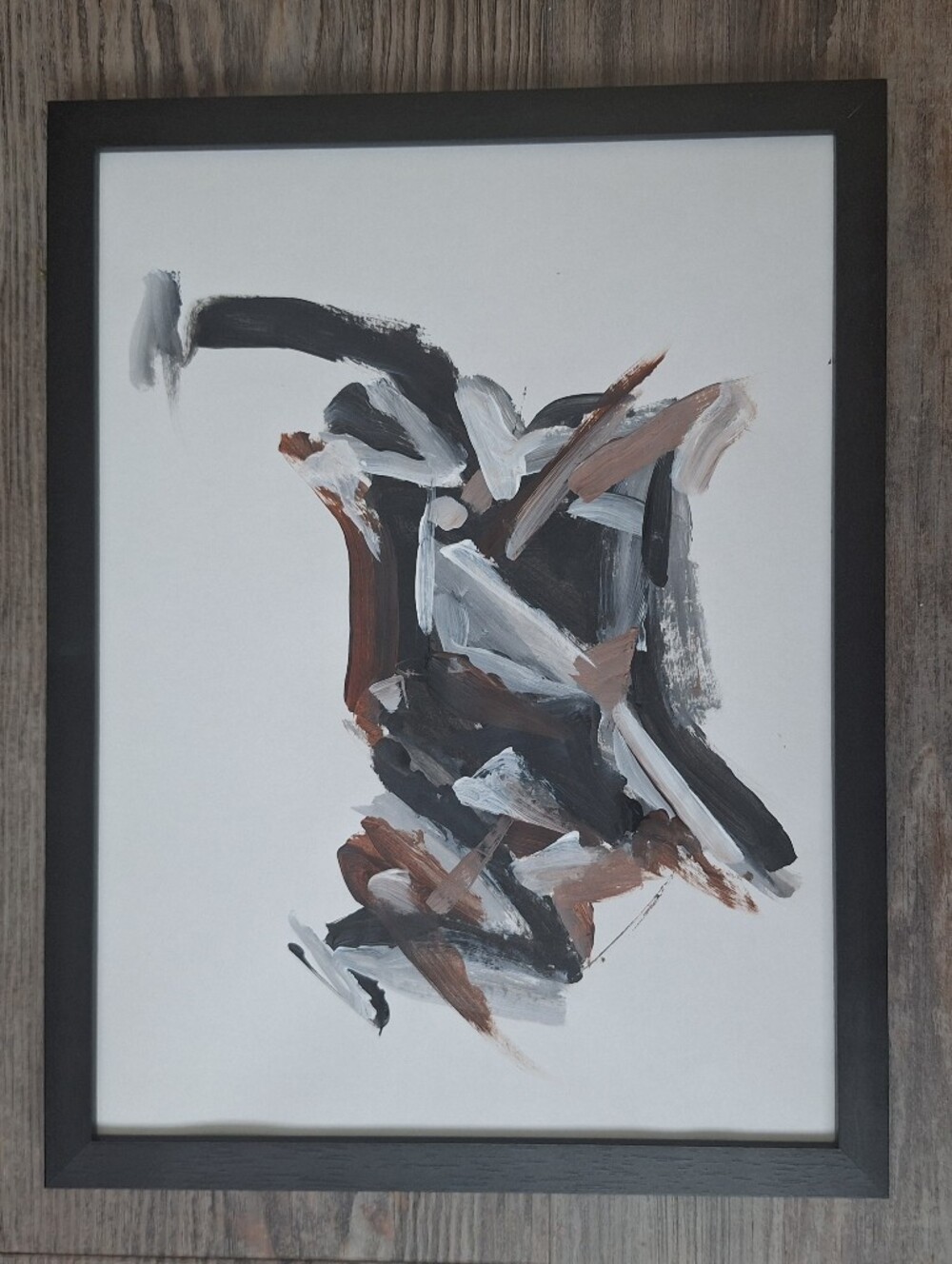 Painting Original Abstract 9x12 Framed